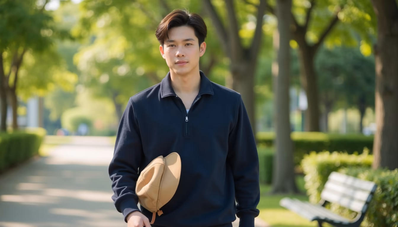 ชายหนุ่มยืนมองออกหน้าต่าง สีหน้าสงบ ปล่อยวางหลังถูกปฏิเสธ