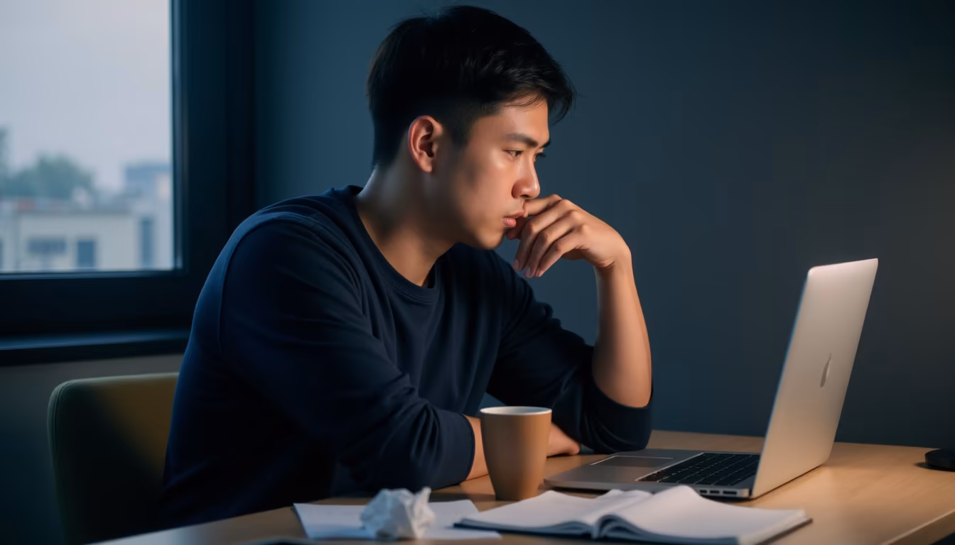 หน้าจอเปรียบเทียบคำสั่งสองแบบและคำตอบ AI ที่ต่างกันชัดเจน